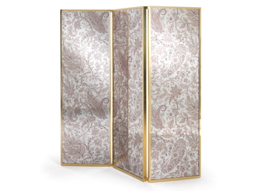 GATHI - Brass and glass screen by ETRO Home Interiors - view 2
